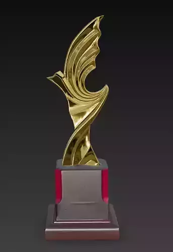 Golden wing trophy