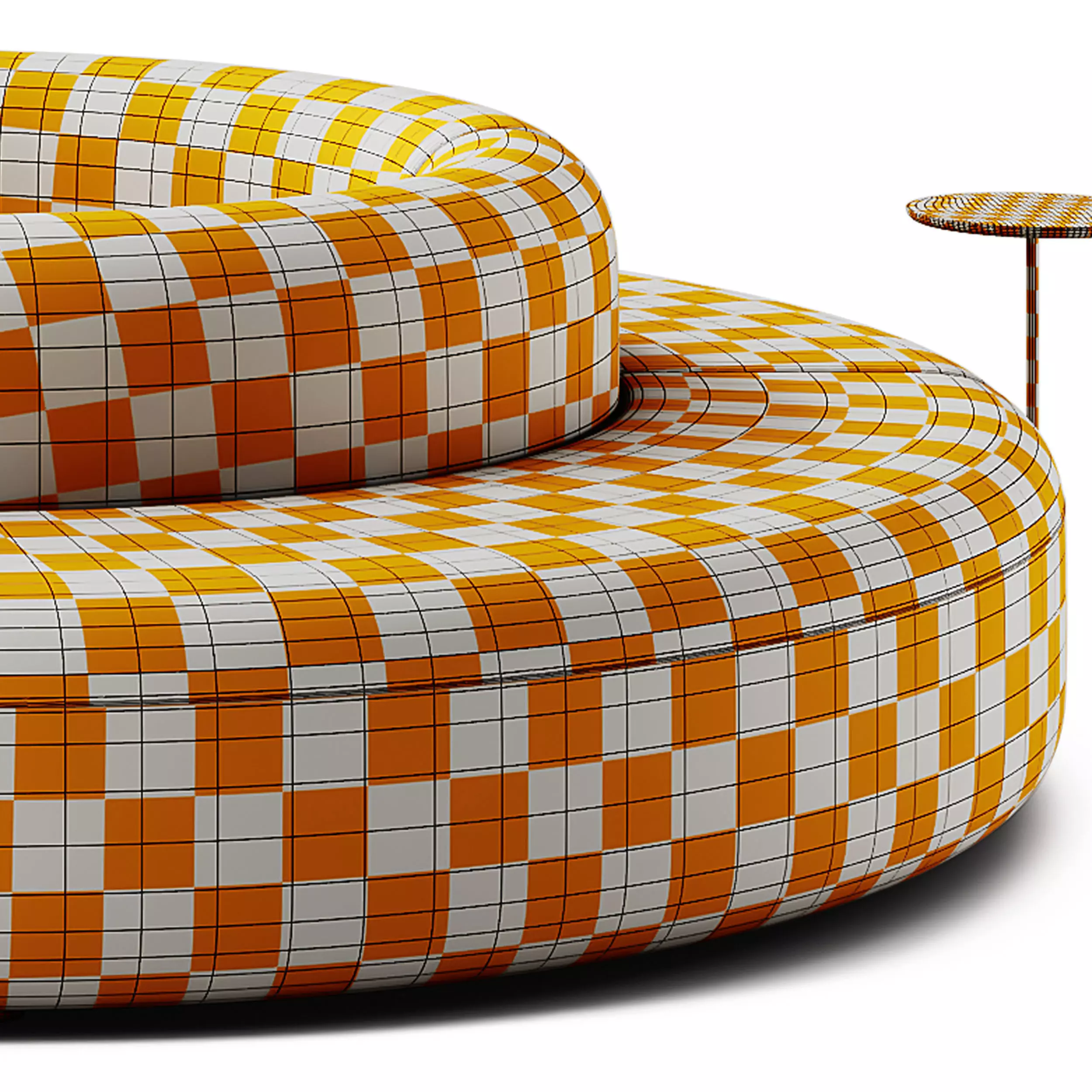 MDD Artico Sectional Sofa Rectangular Set 3D model_9