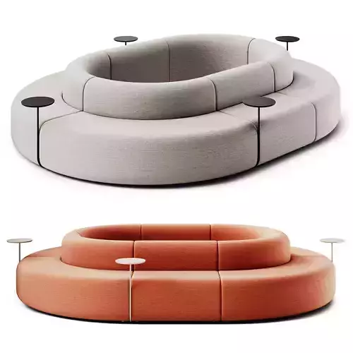 MDD Artico Sectional Sofa Rectangular Set