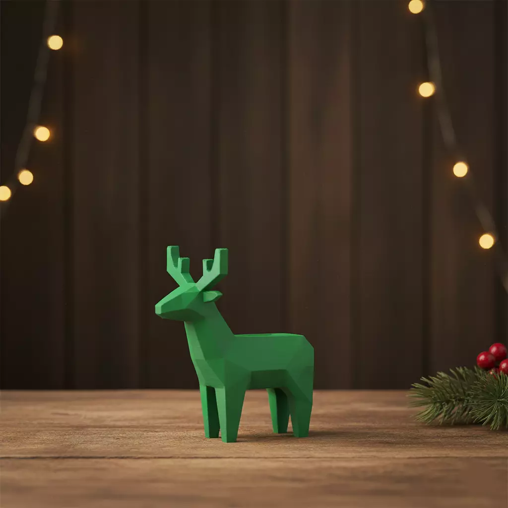 The Emerald Reindeer 3D print model_0