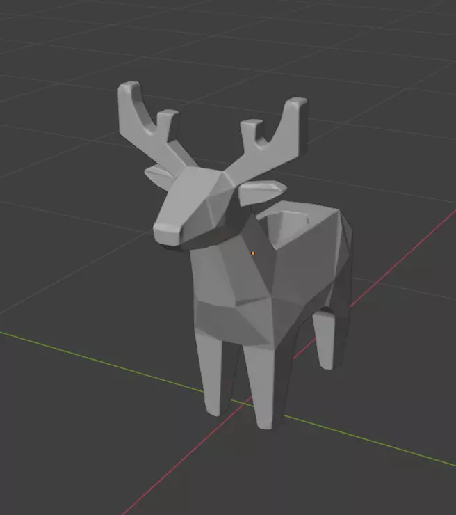 The Emerald Reindeer 3D print model_1