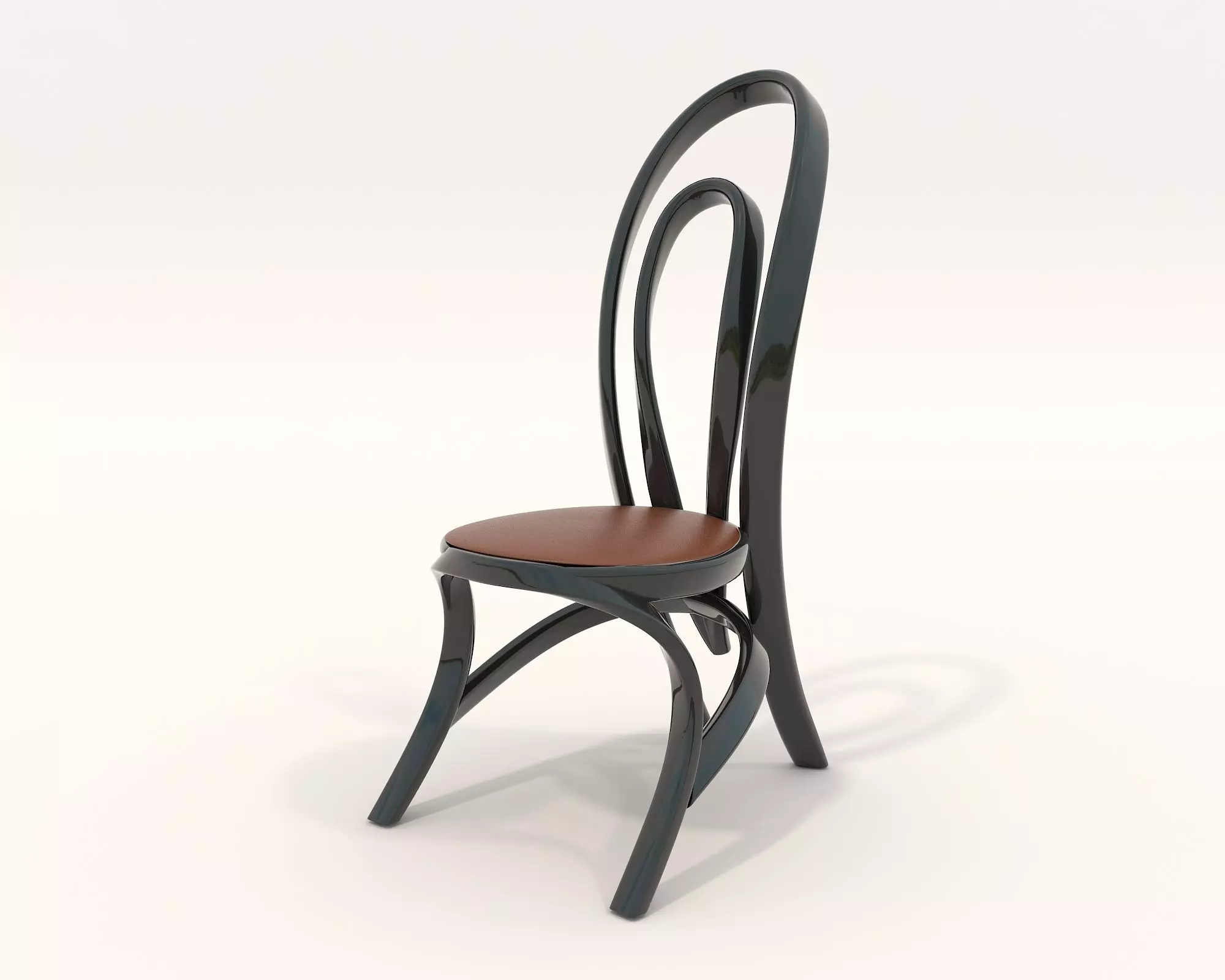 Modern Dining Table and Chairs 29 3D model_4