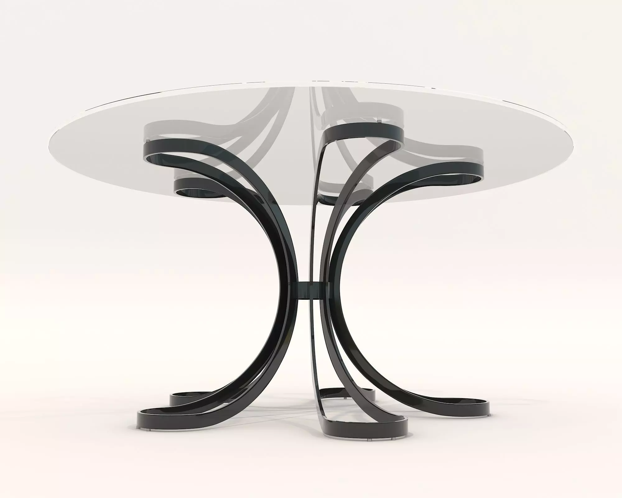 Modern Dining Table and Chairs 29 3D model_5