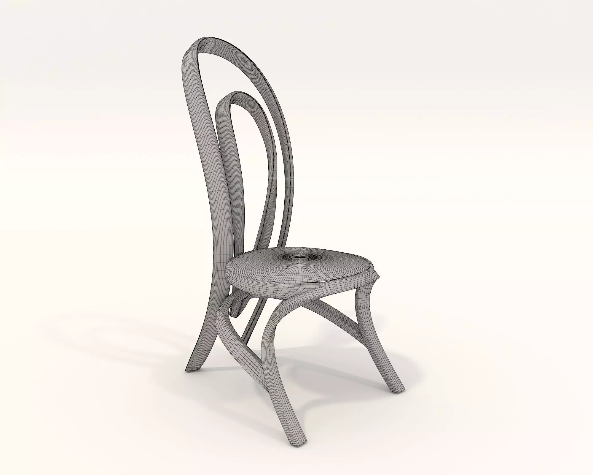 Modern Dining Table and Chairs 29 3D model_11