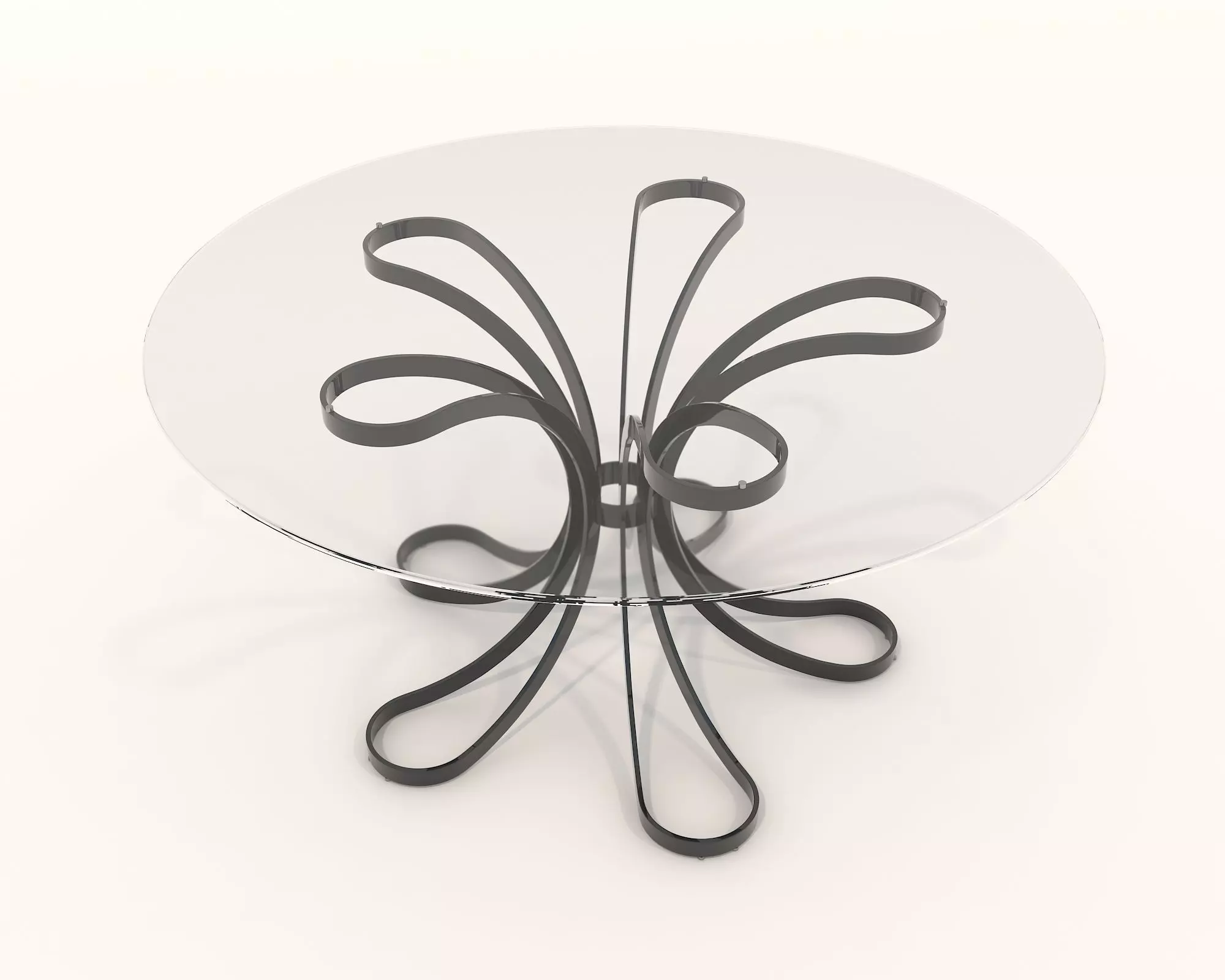 Modern Dining Table and Chairs 29 3D model_7