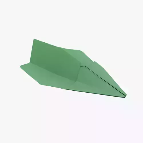 Paper Plane Green