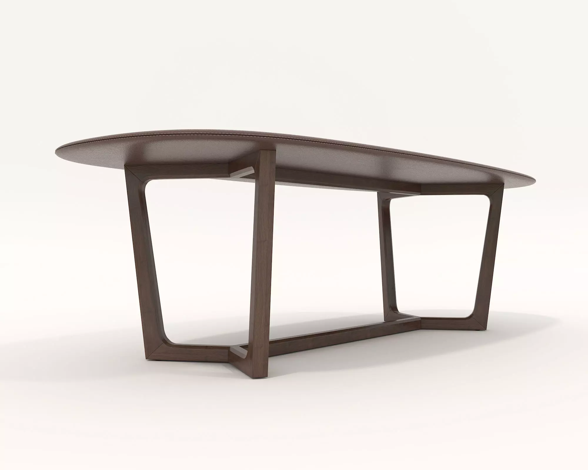 Dining Table and Chairs Set 3D model_6