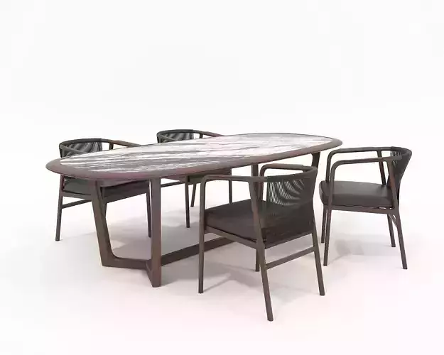 Dining Table and Chairs Set