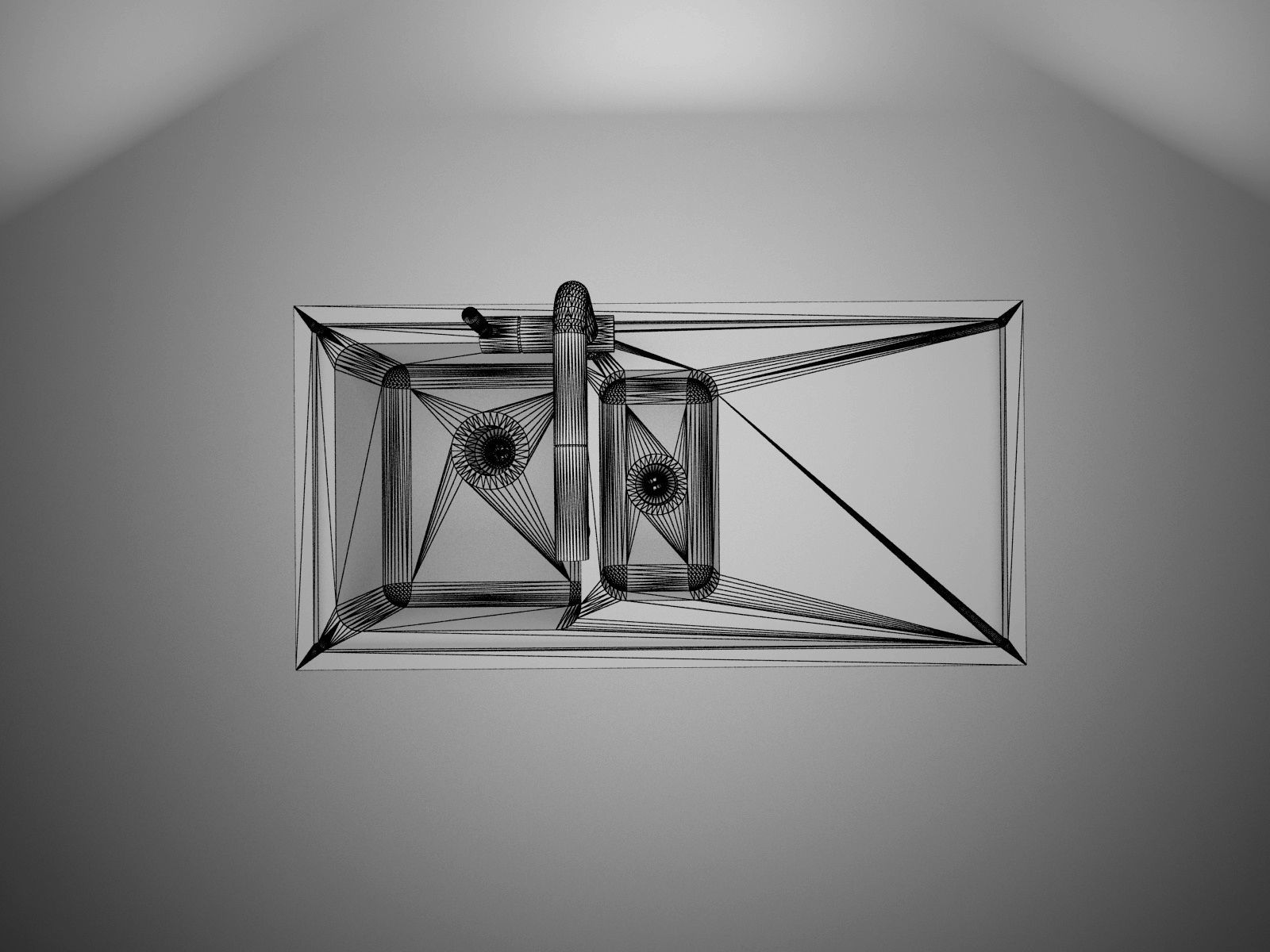 Sink Smeg Steel Model LL102S-2 3D model_4