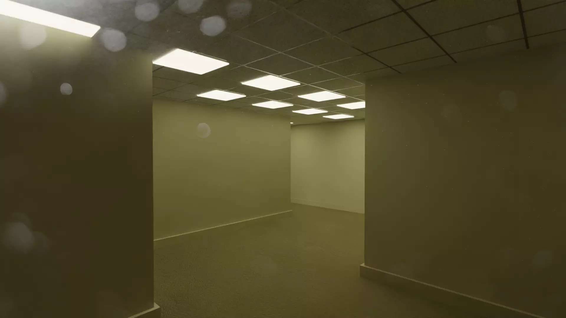 Backrooms Level Zero 3D model_0