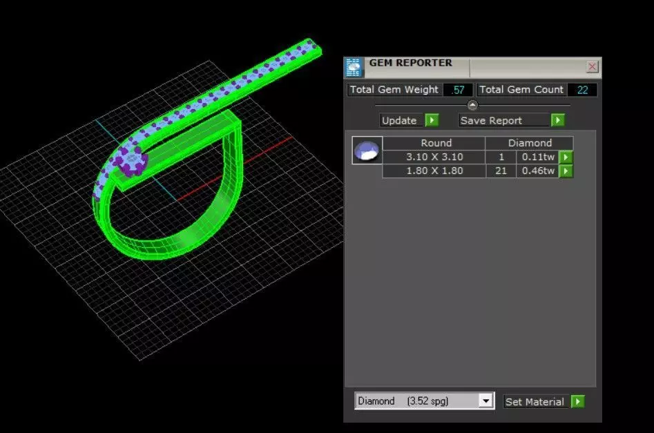 Fashion Ring 3D print model_8
