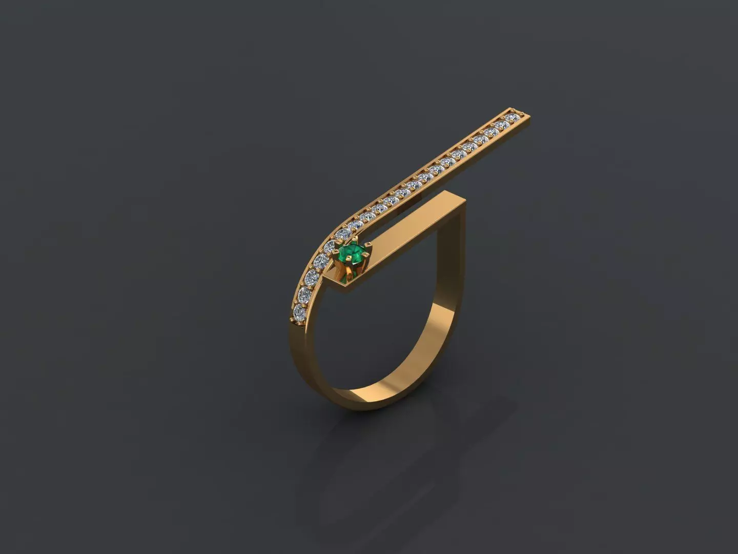 Fashion Ring 3D print model_0