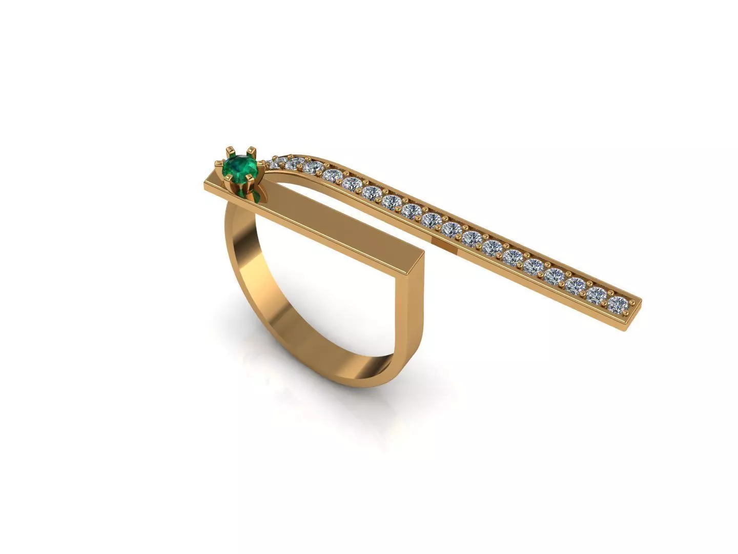 Fashion Ring 3D print model_2