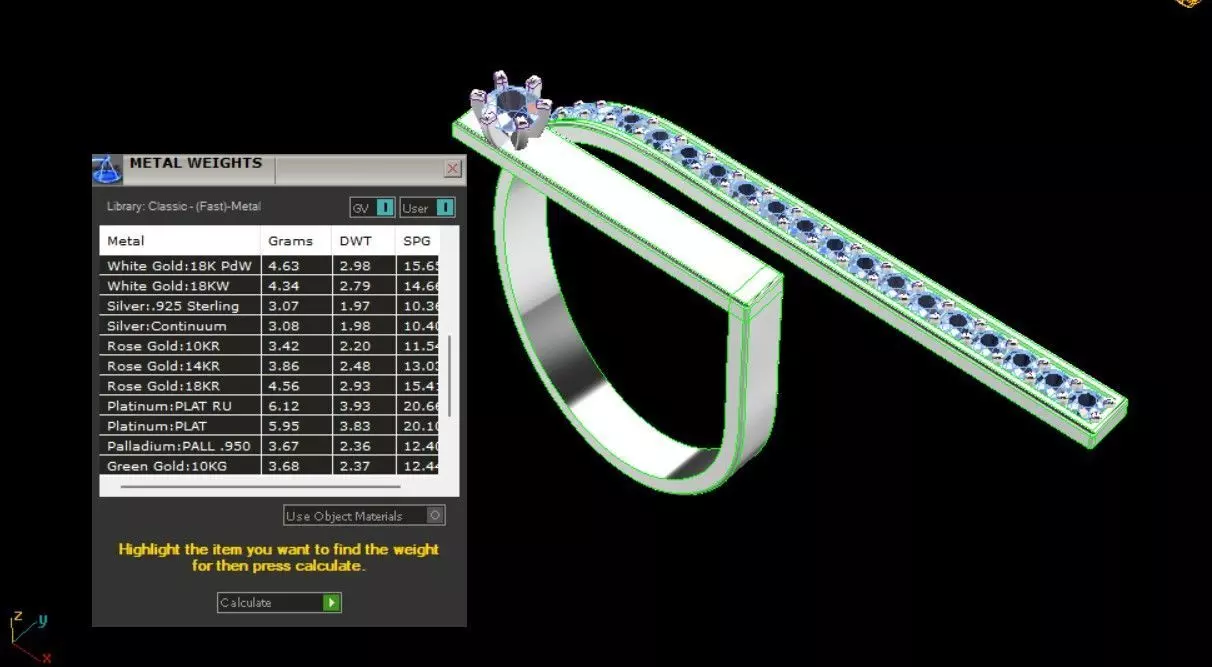 Fashion Ring 3D print model_6