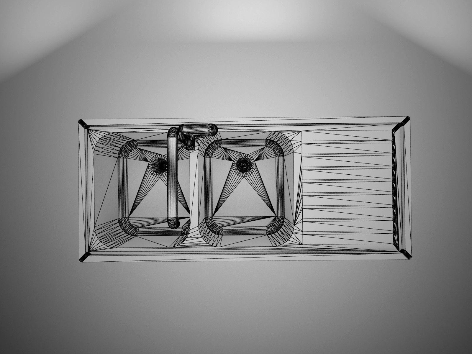 Sink Smeg Steel Model LM116S-2 3D model_3