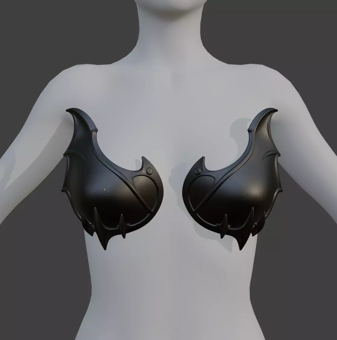 BATWING ARMOR CUPS 3D print model