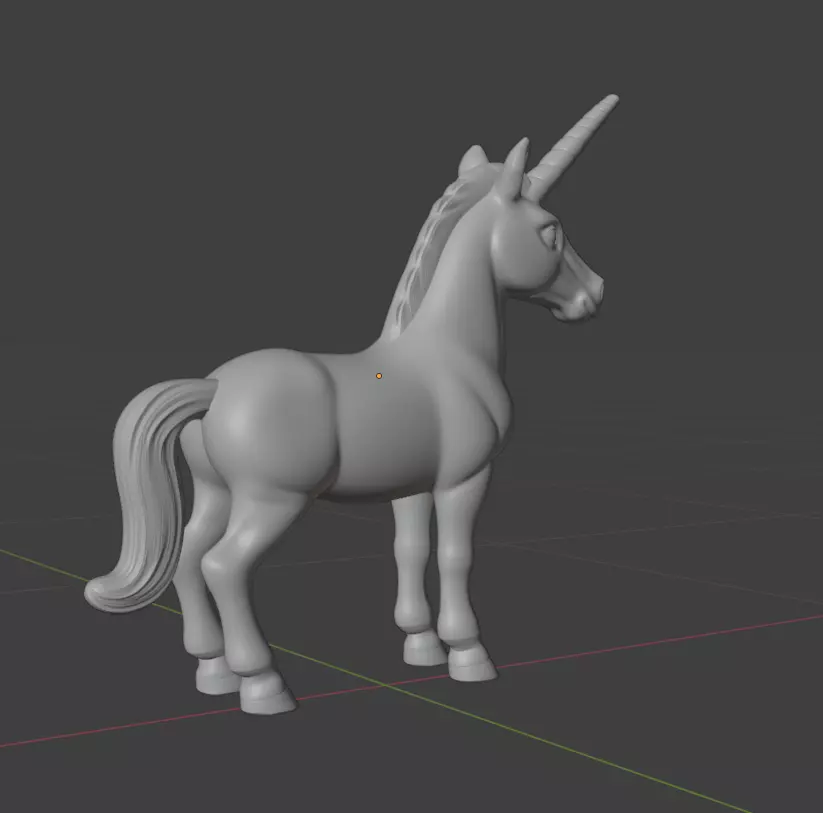 The Enchanted Unicorn 3D print model_2