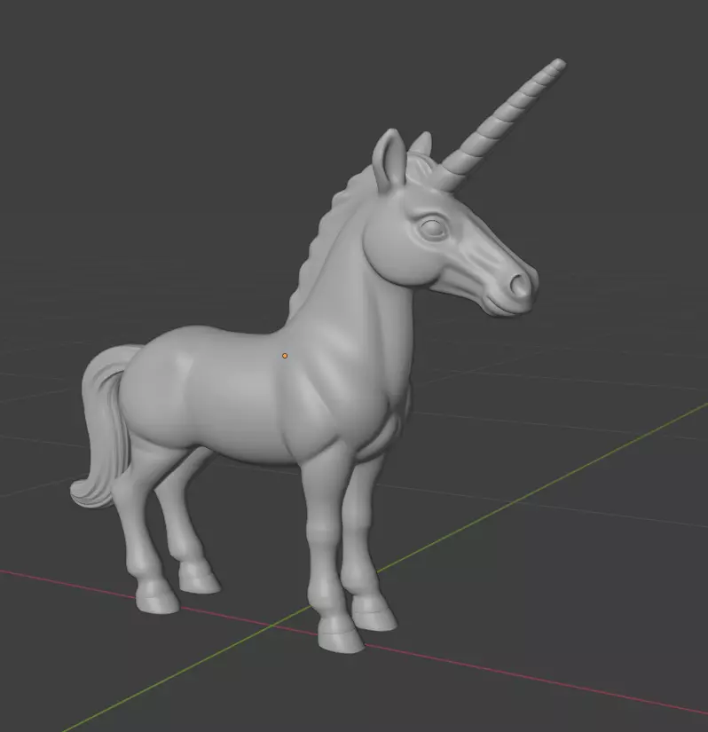 The Enchanted Unicorn 3D print model_3