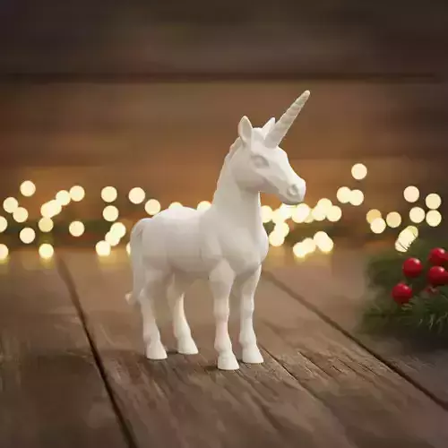 The Enchanted Unicorn 3D print model The Enchanted Unicorn 3D print model