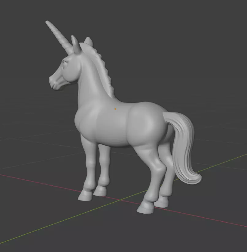 The Enchanted Unicorn 3D print model_1