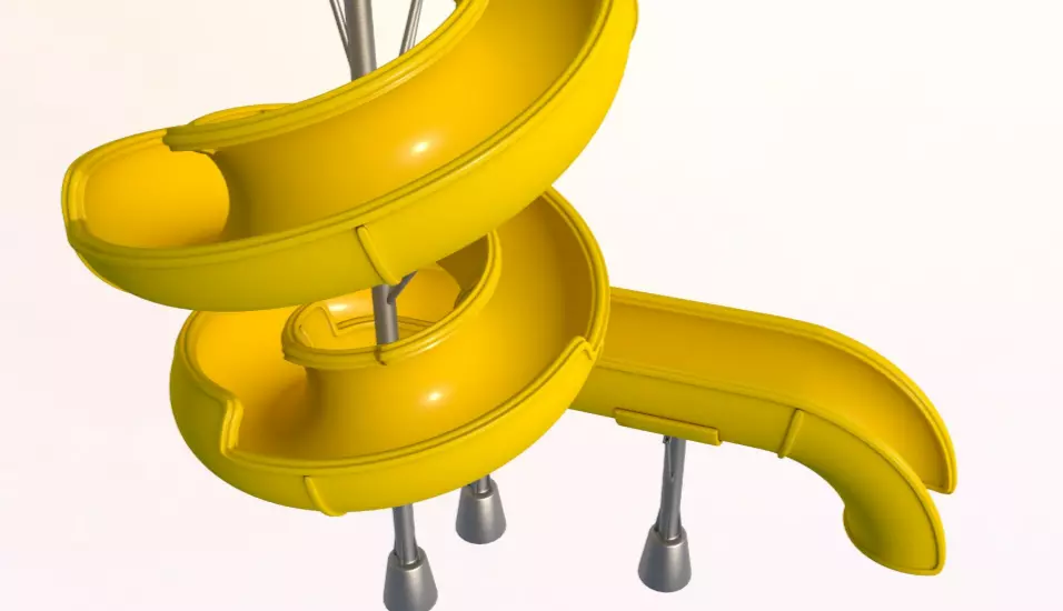 Body Water Slide 3D model_4