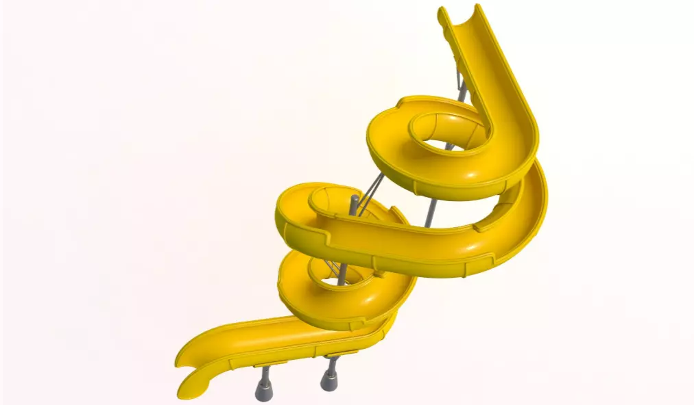Body Water Slide 3D model_1