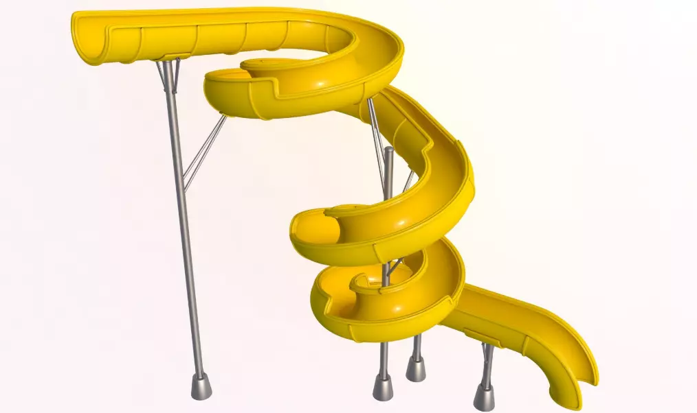 Body Water Slide 3D model_0
