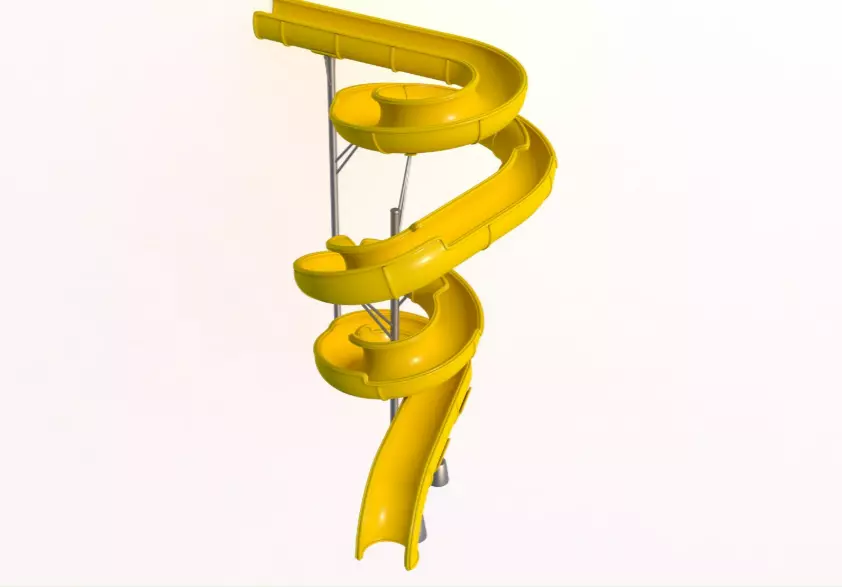 Body Water Slide 3D model_3