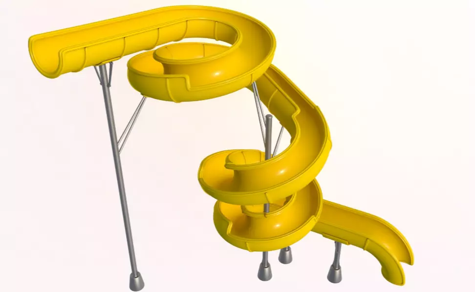 Body Water Slide 3D model_6