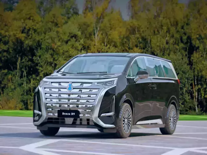 BYD Denza D9 3D model BYD Denza D9 3D model