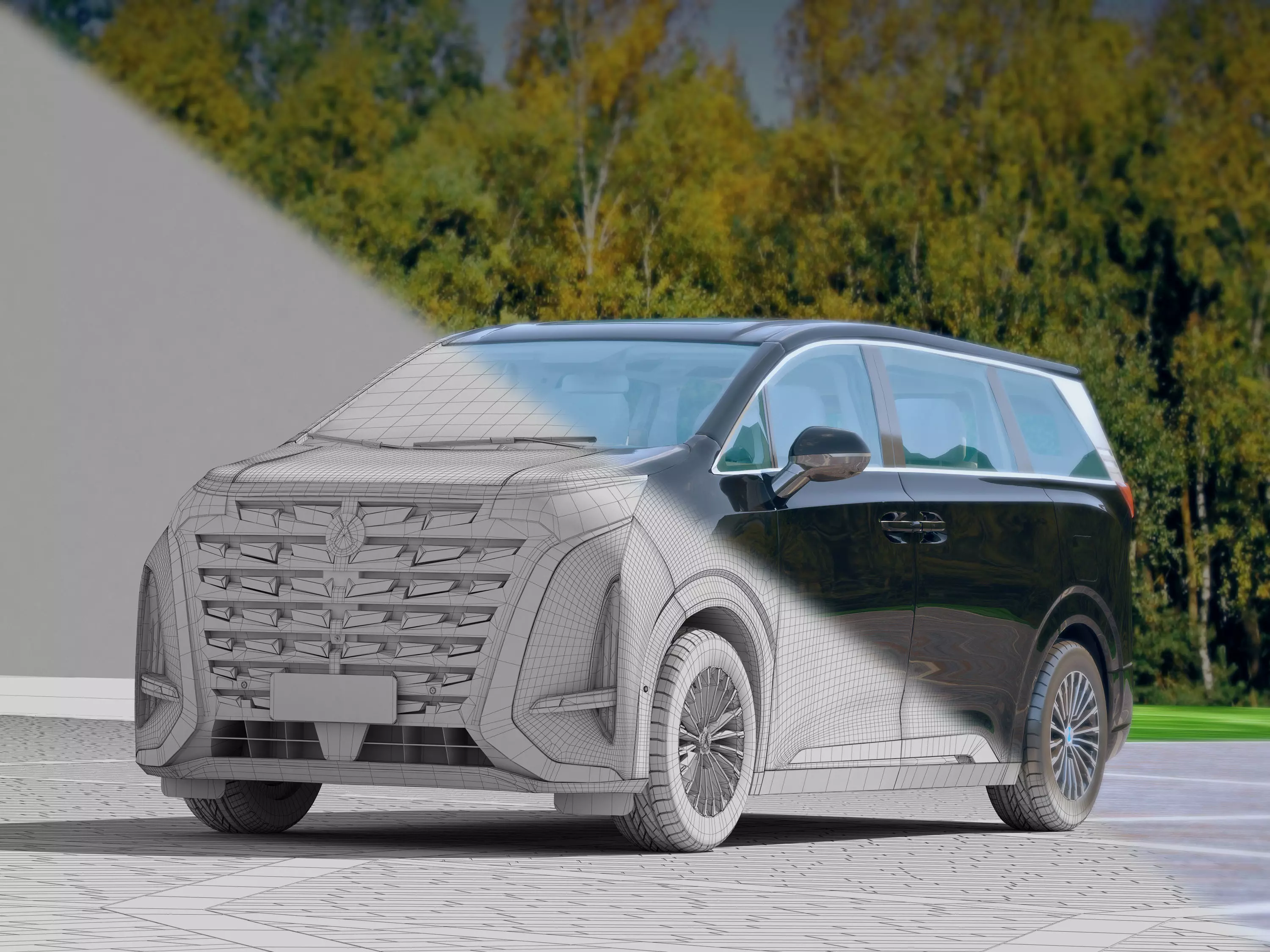 BYD Denza D9 3D model_2