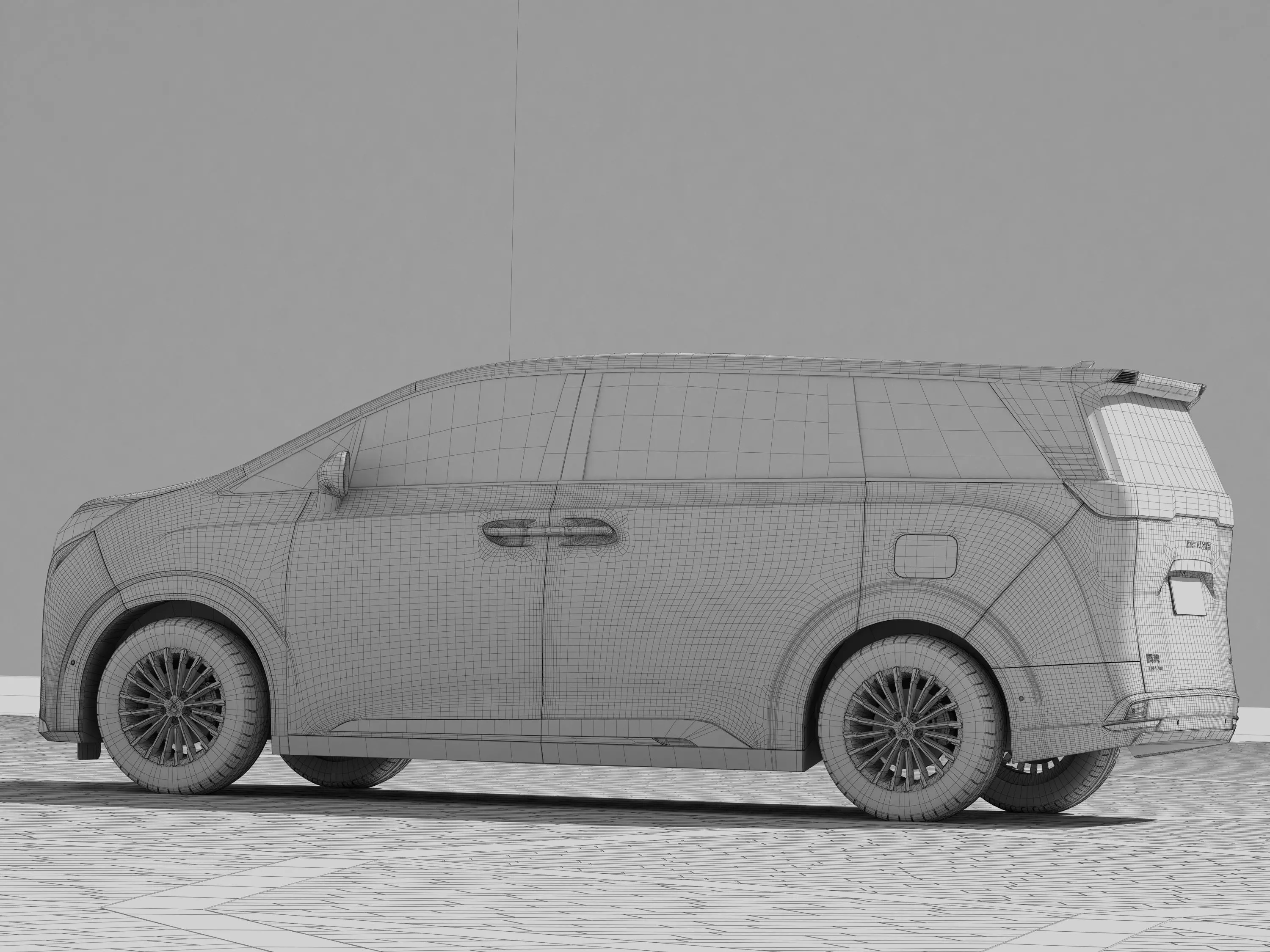 BYD Denza D9 3D model_9