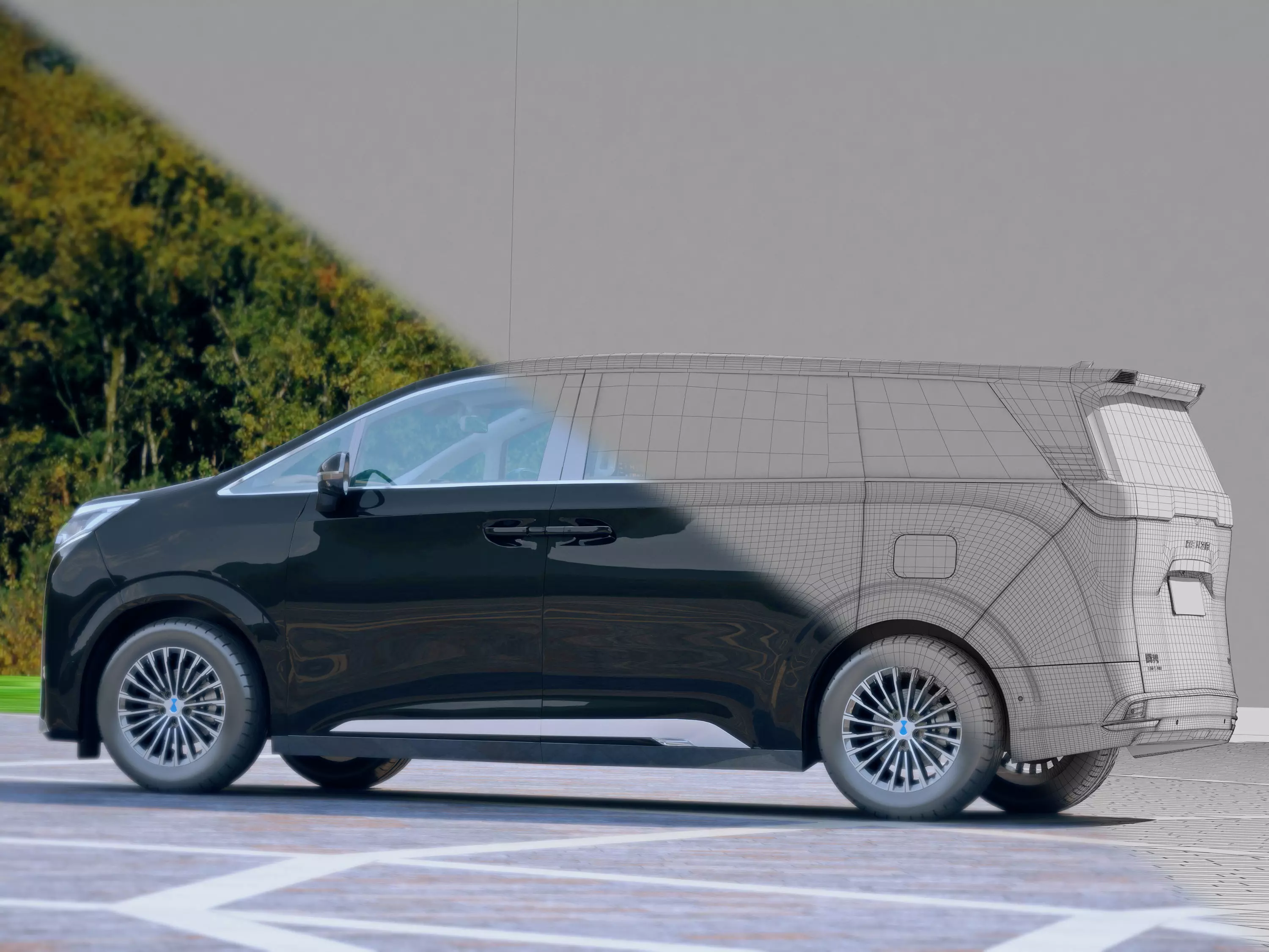 BYD Denza D9 3D model_8