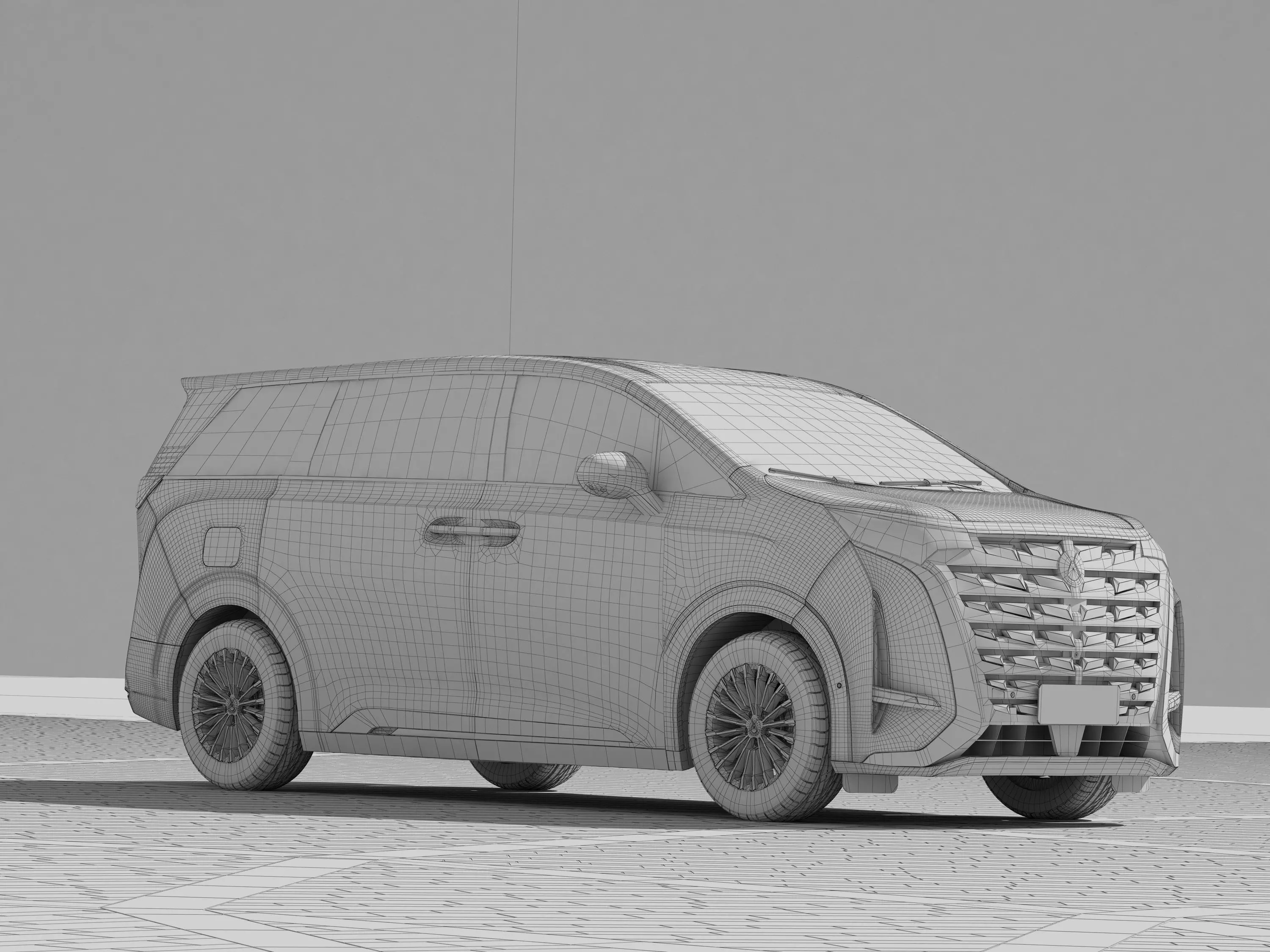 BYD Denza D9 3D model_12