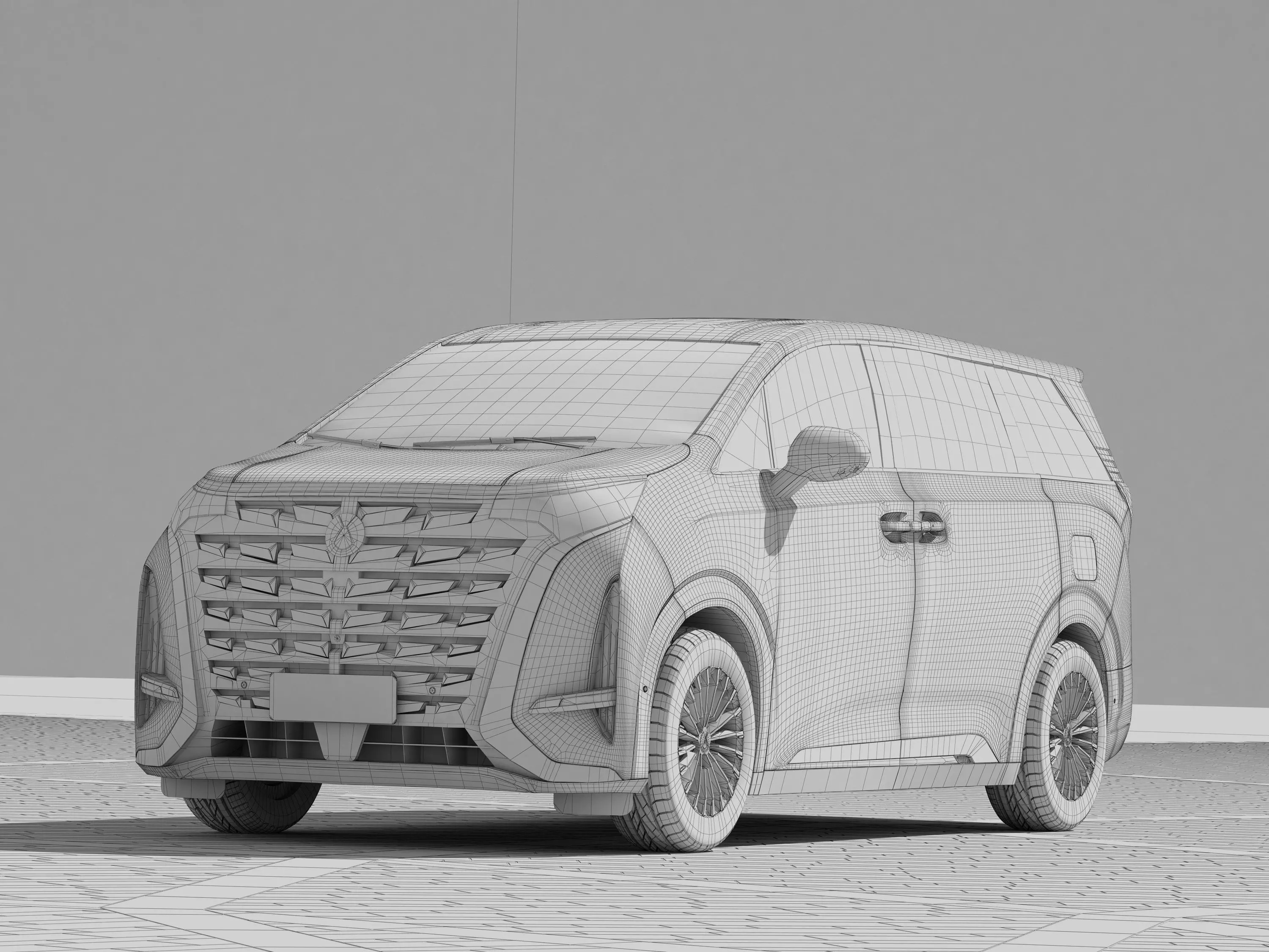 BYD Denza D9 3D model_3