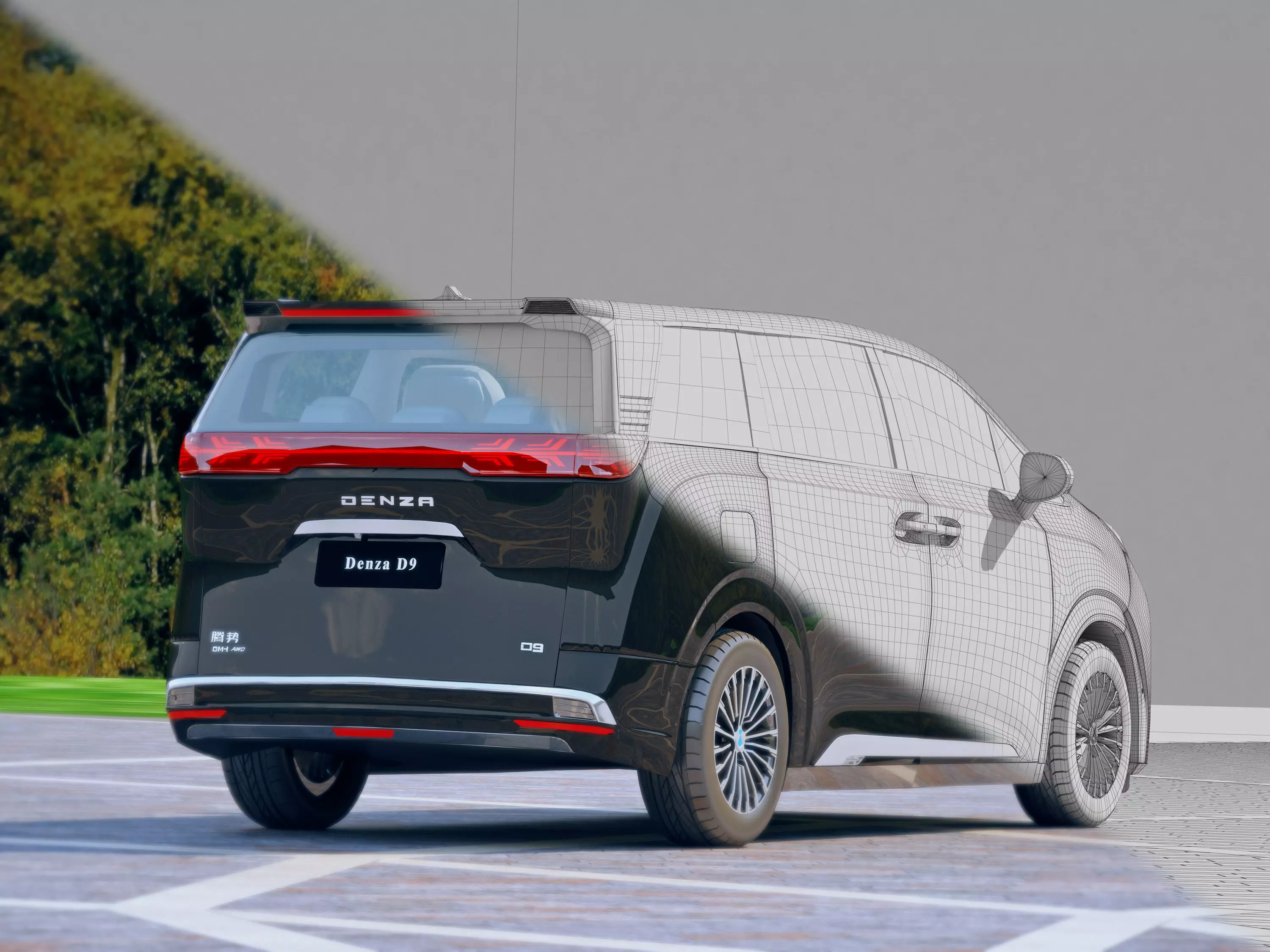 BYD Denza D9 3D model_5