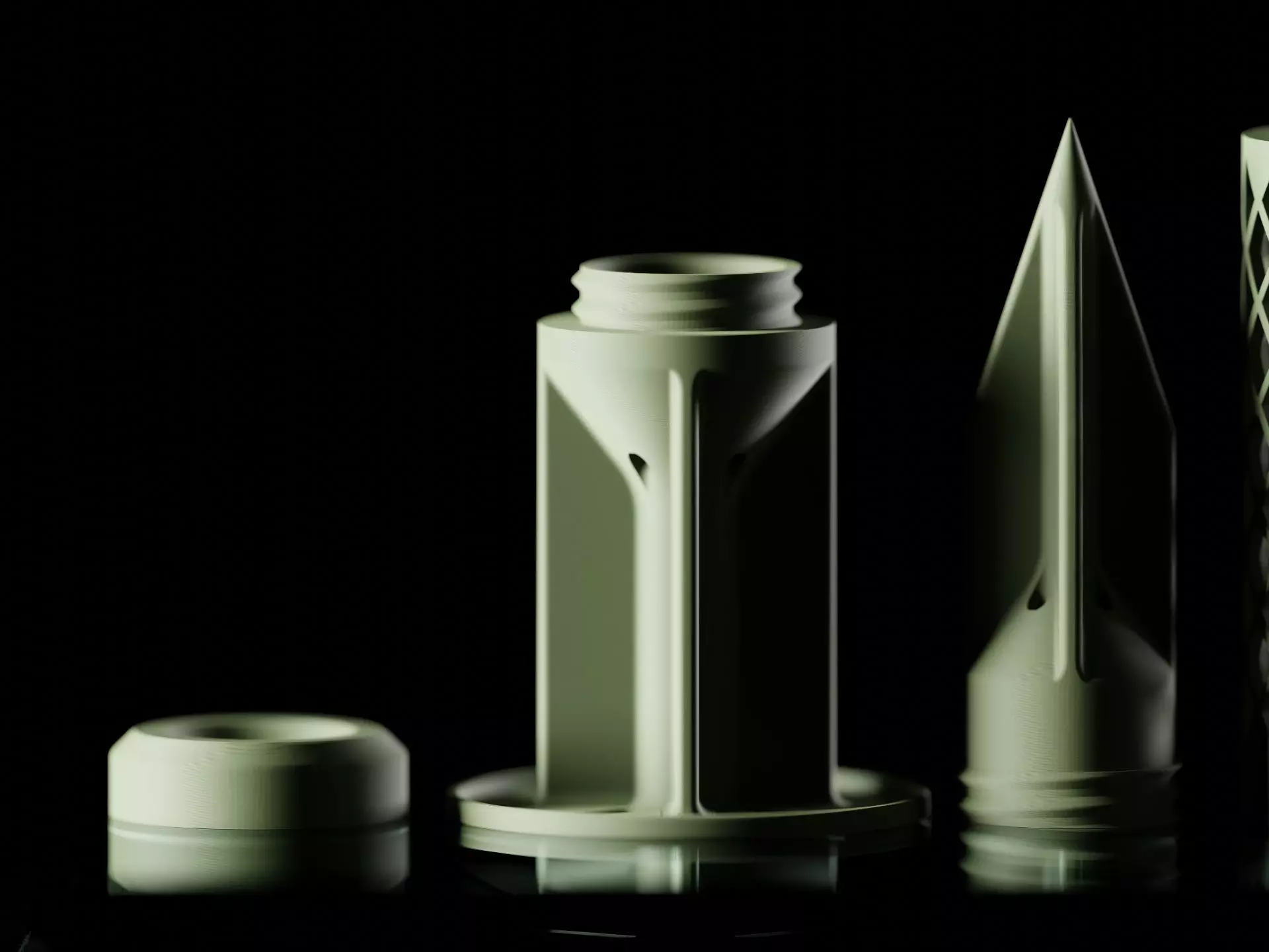 Modular Plant Support Tower  3D print model_2