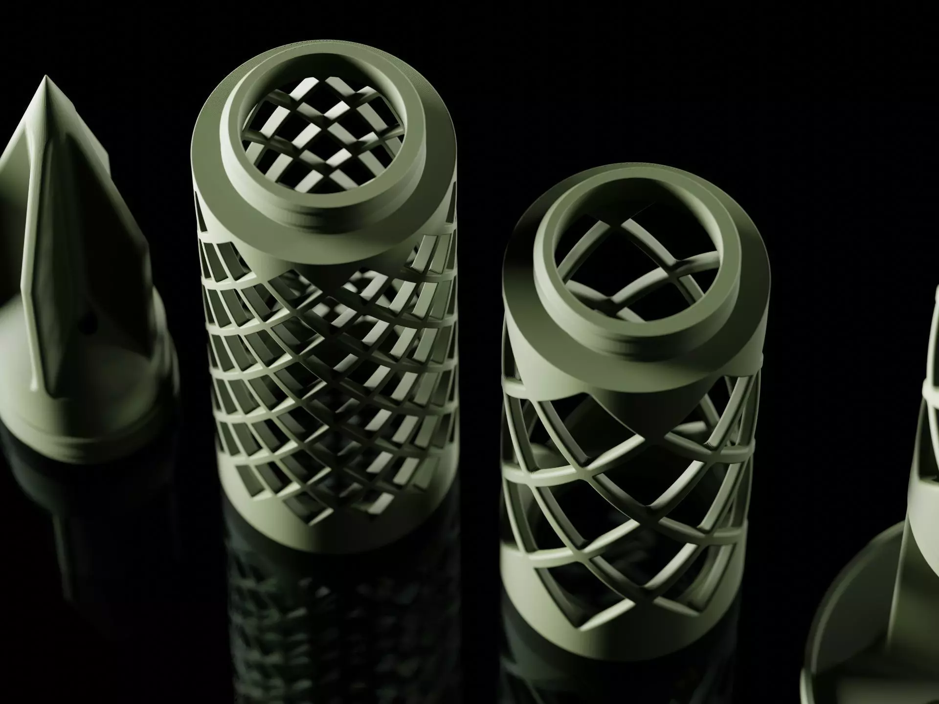 Modular Plant Support Tower  3D print model_6