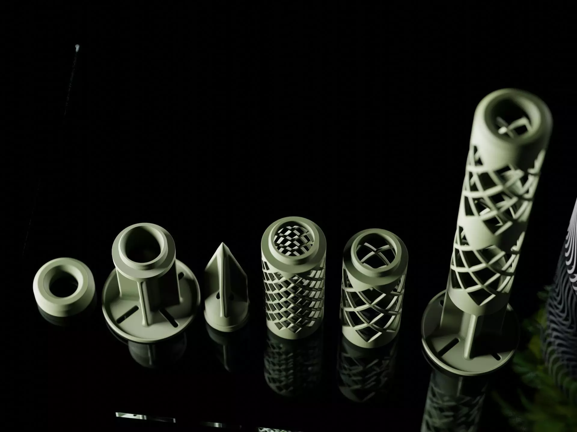 Modular Plant Support Tower  3D print model_3