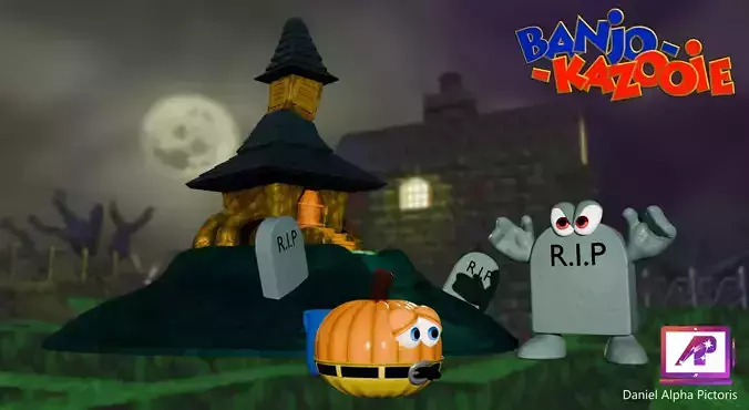 Banjo Kazooie Halloween Mad Monster Mansion