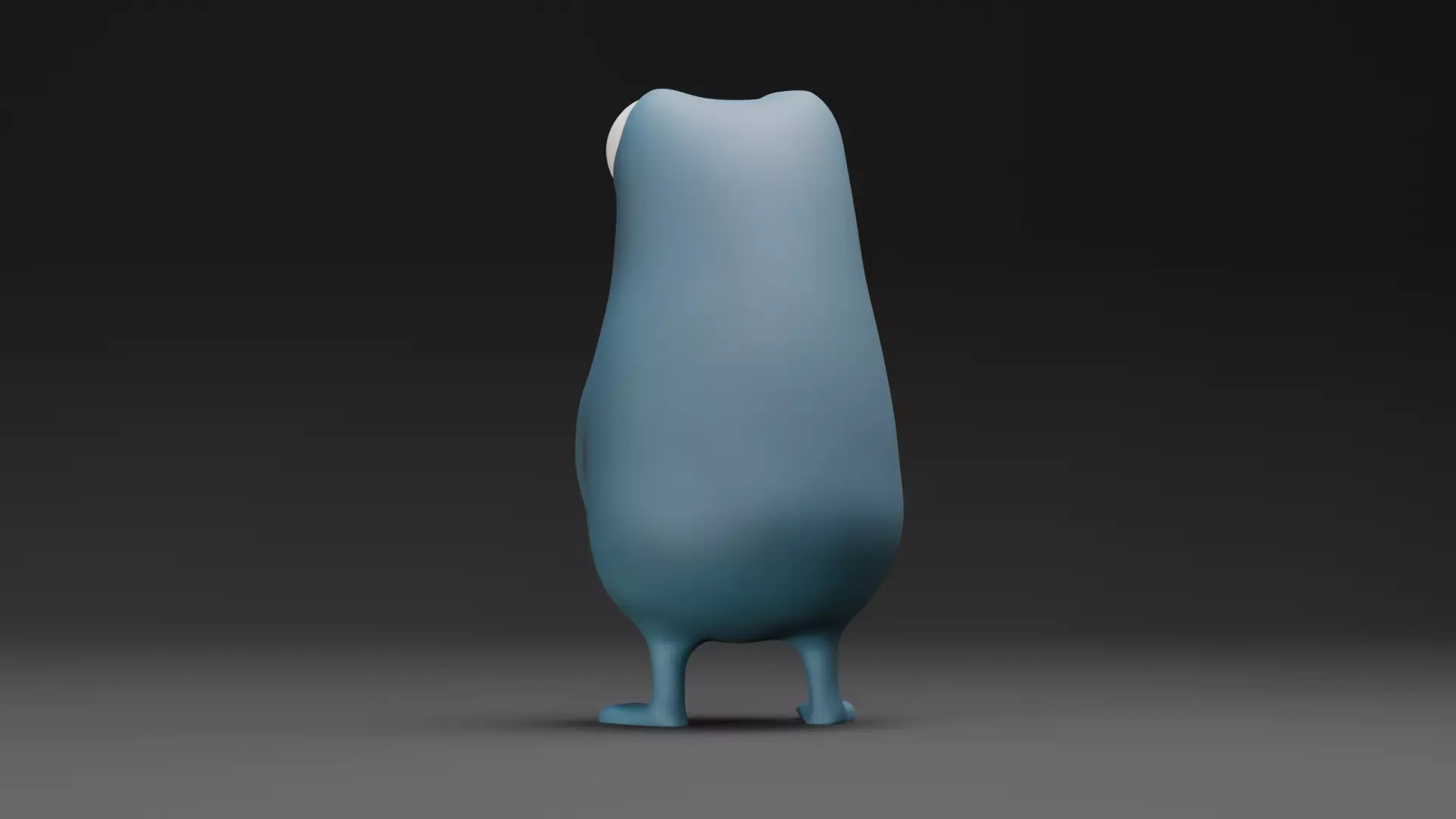 Goofy Blob Creature  Stylized 3D Printable 3D print model_2