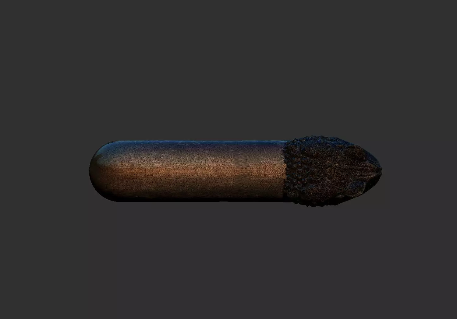 Frog Head Walking Stick Handle 3D Printable Model CNC  3D print model_6