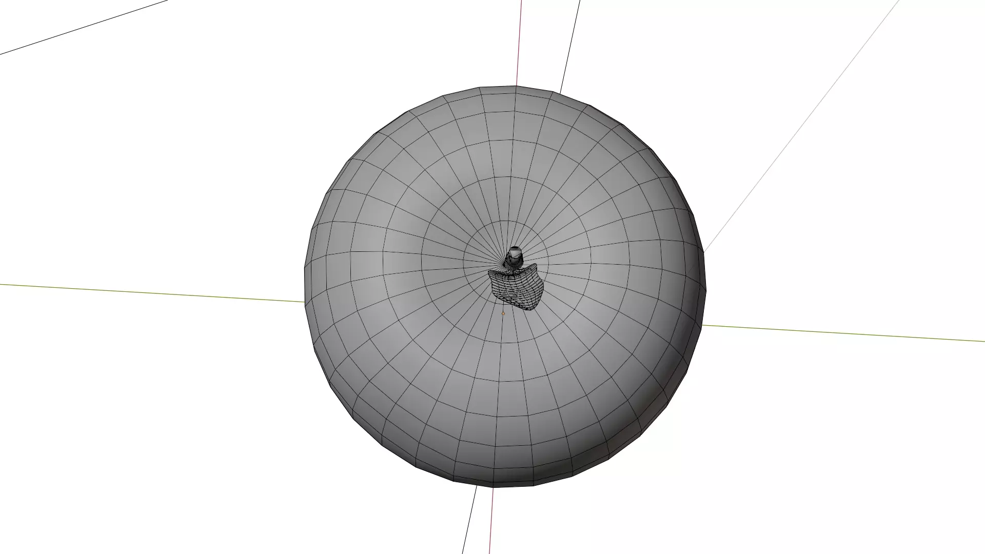 Green Apple 3D model_3