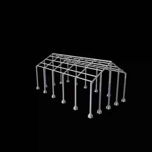 ndustrial metal hangar