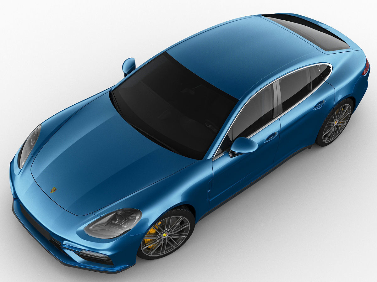 Porsche Panamera Turbo 2017 3D model_8