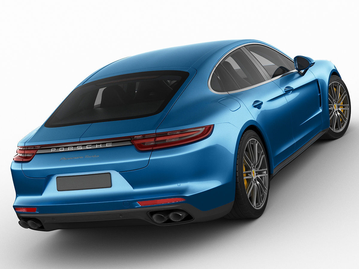 Porsche Panamera Turbo 2017 3D model_1
