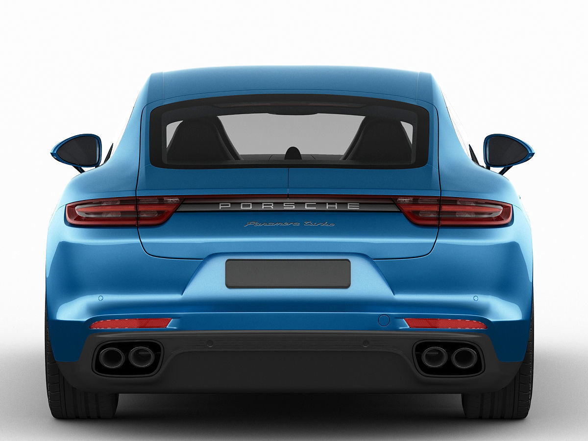 Porsche Panamera Turbo 2017 3D model_11