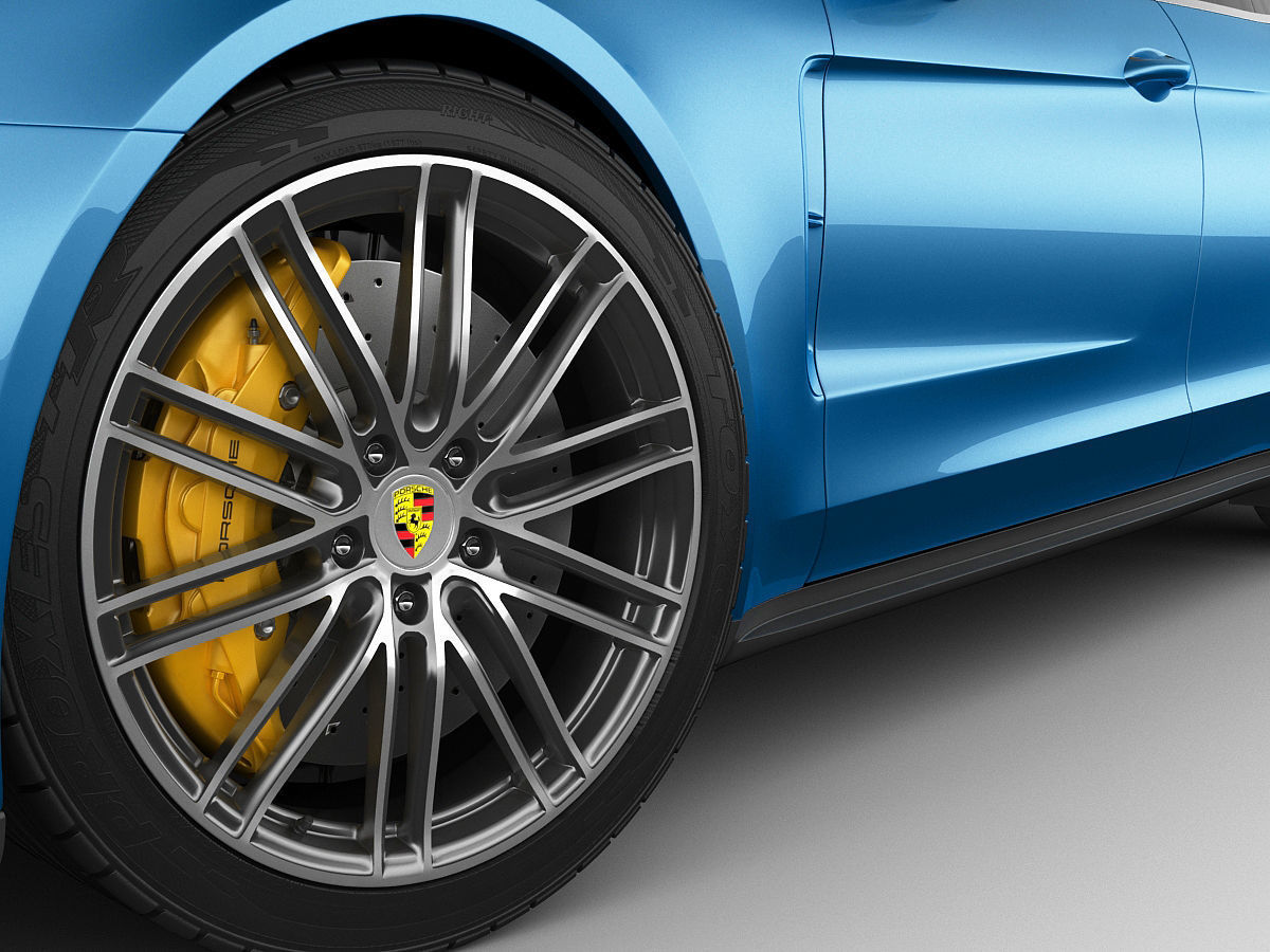 Porsche Panamera Turbo 2017 3D model_5