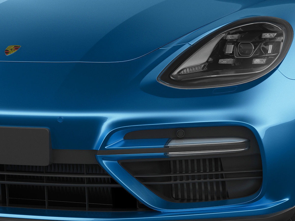 Porsche Panamera Turbo 2017 3D model_3