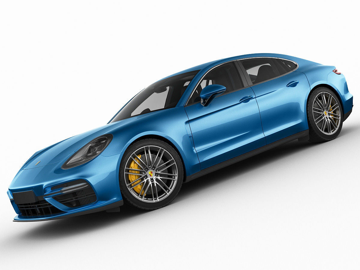 Porsche Panamera Turbo 2017 3D model_6